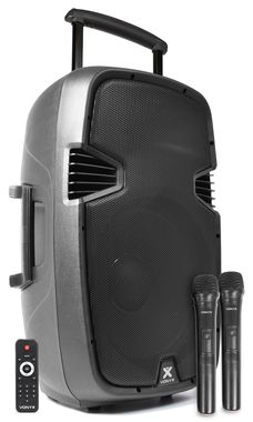 SPJ-PA915 Portable Sound System ABS 15" 2 UHF/USB/MP3