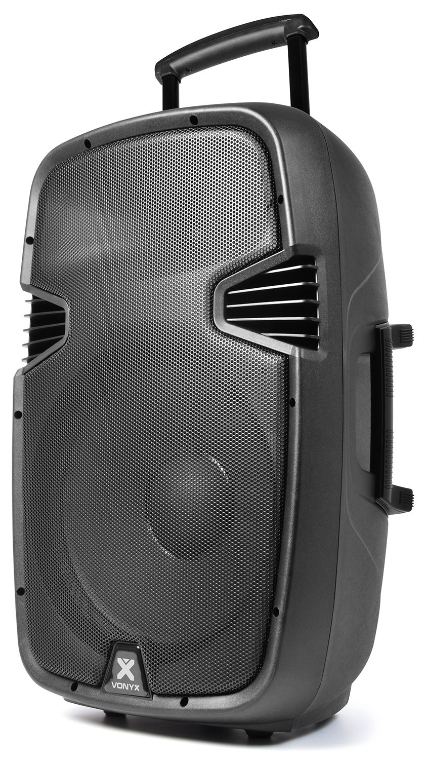 SPJ-PA915 Portable Sound System ABS 15" 2 UHF/USB/MP3