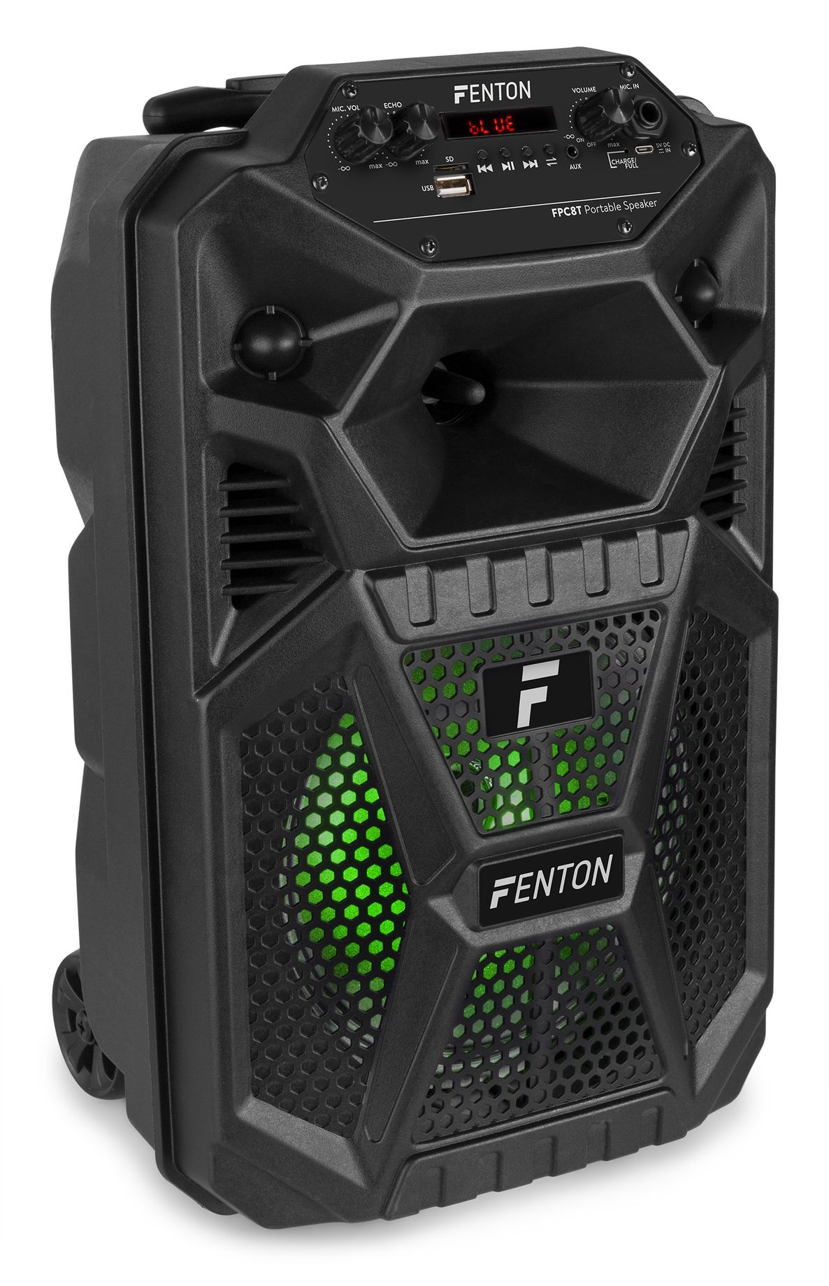 FPC8T Portable Party Speaker Rechargeable 8” with Trolley