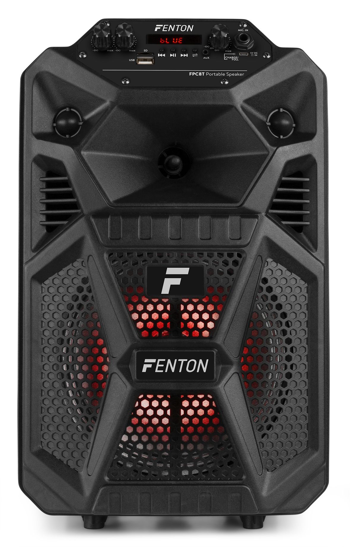 FPC8T Portable Party Speaker Rechargeable 8” with Trolley