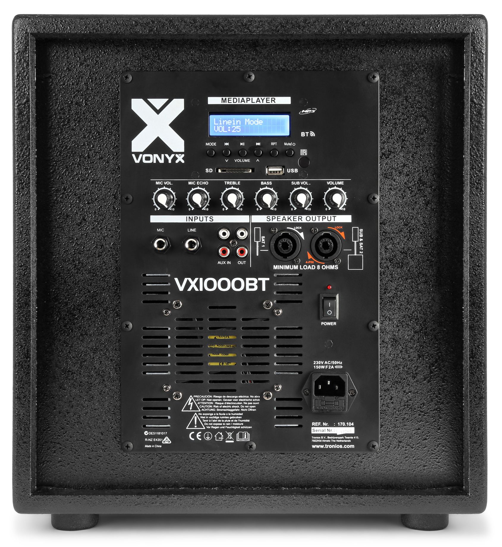 VX1000BT Active Speaker Kit 2.2