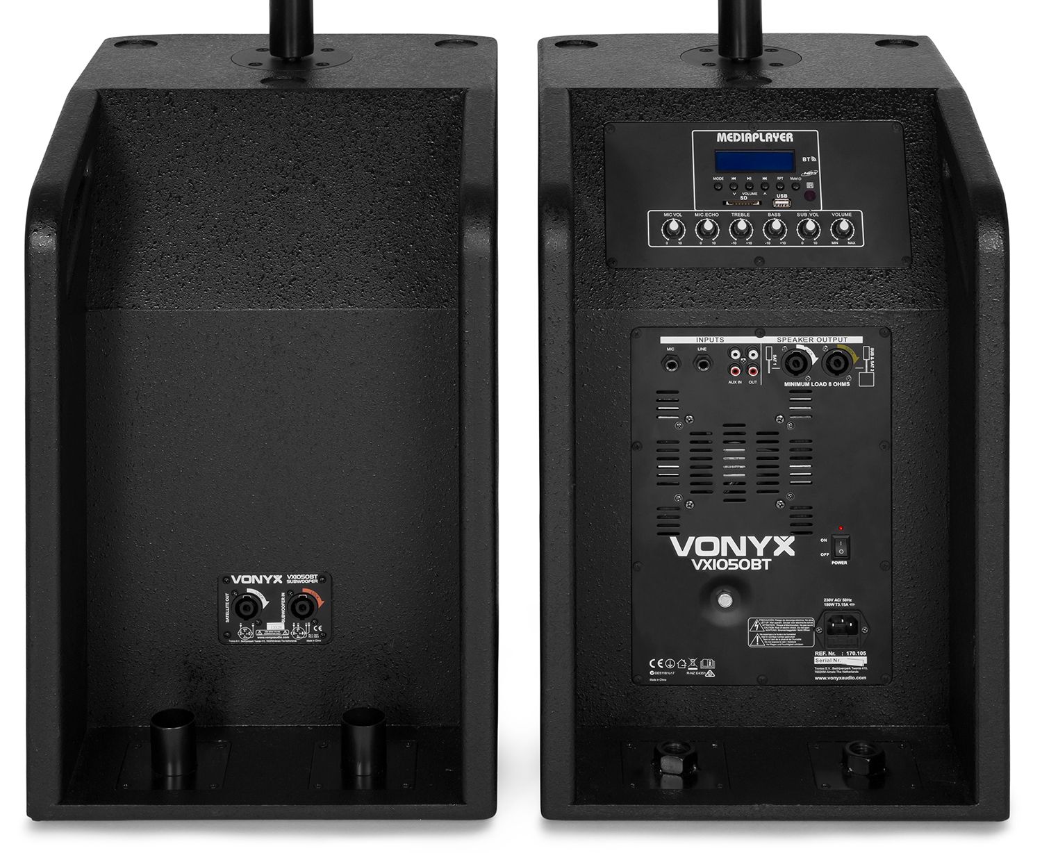 VX1050BT Active Speaker Kit 2.2