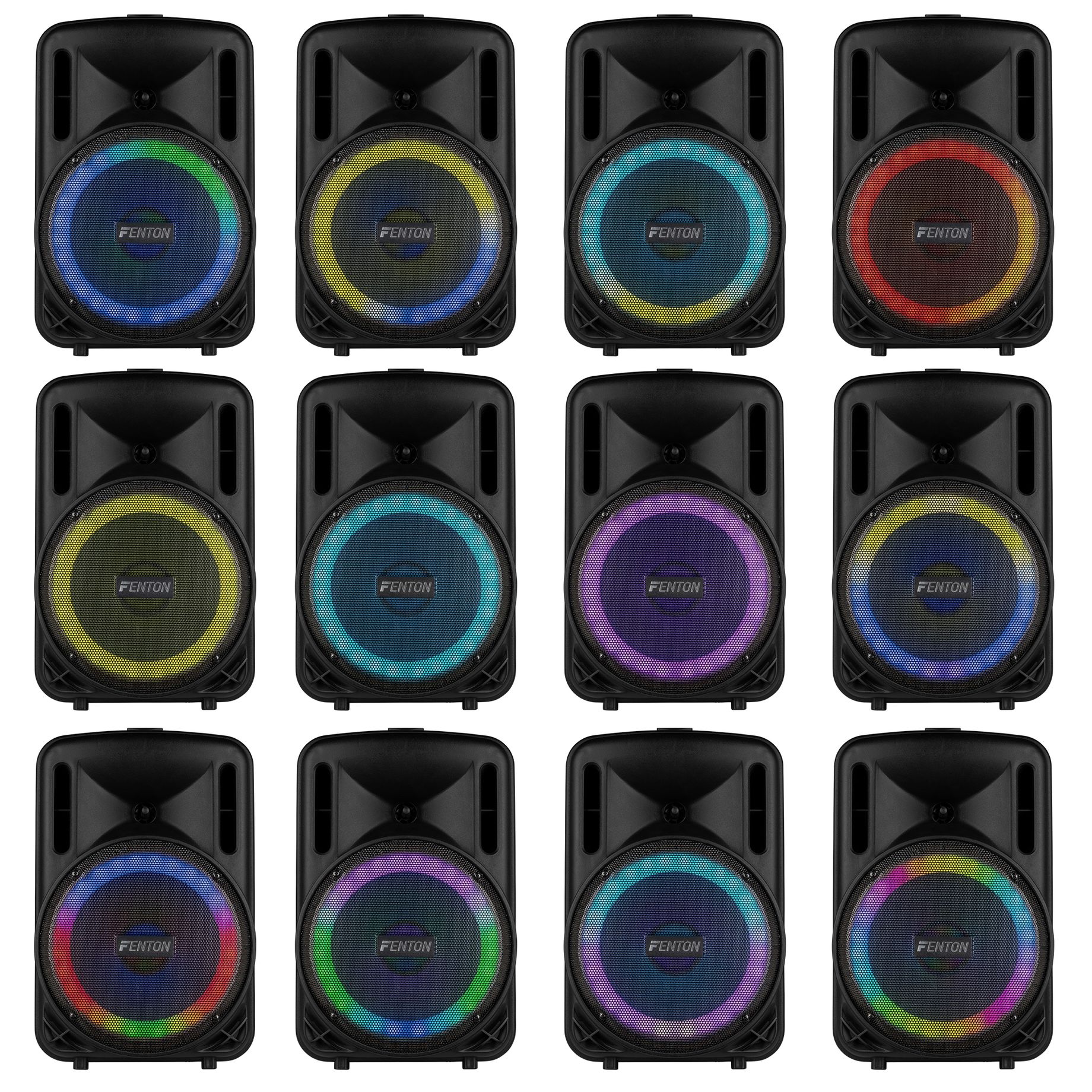 FT10LED MK2 Portable Sound System 10" 450W