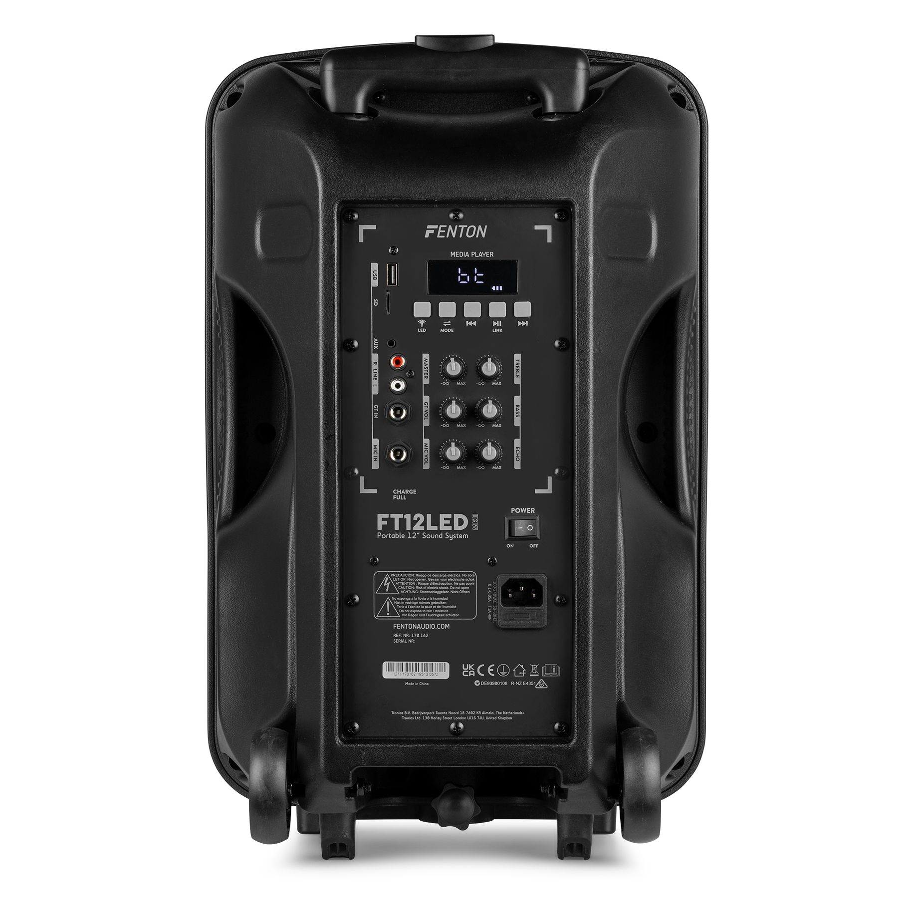 FT12LED MK2 Portable Sound System 12" 700W