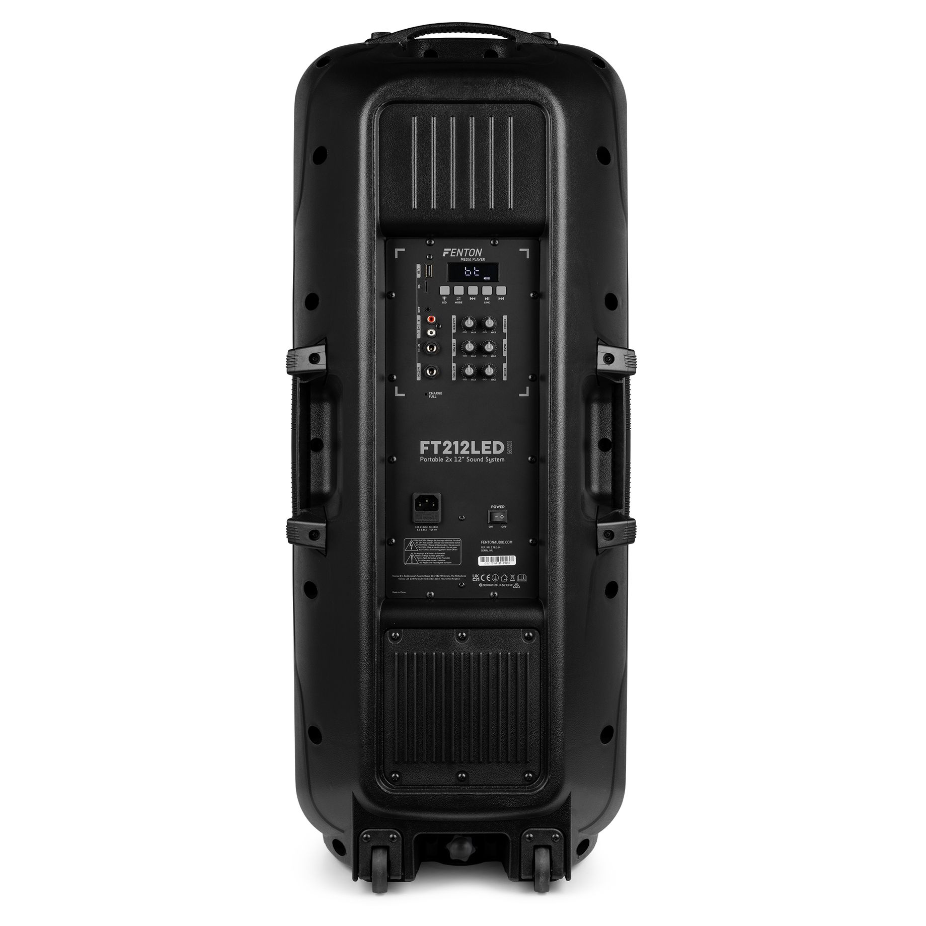FT212LED MK2 Portable Sound System 2x 12" 1400W