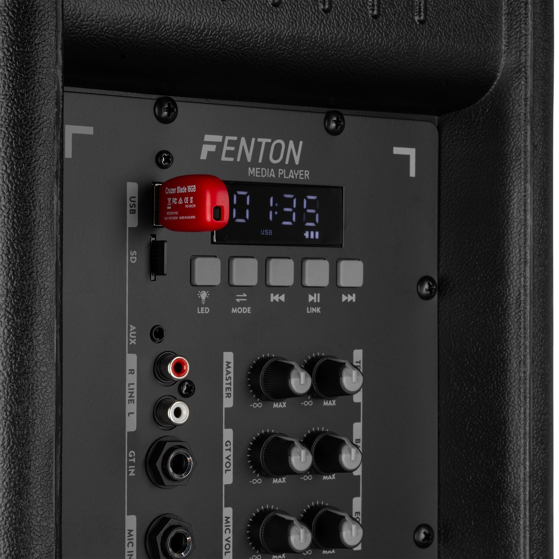 FT212LED MK2 Portable Sound System 2x 12" 1400W