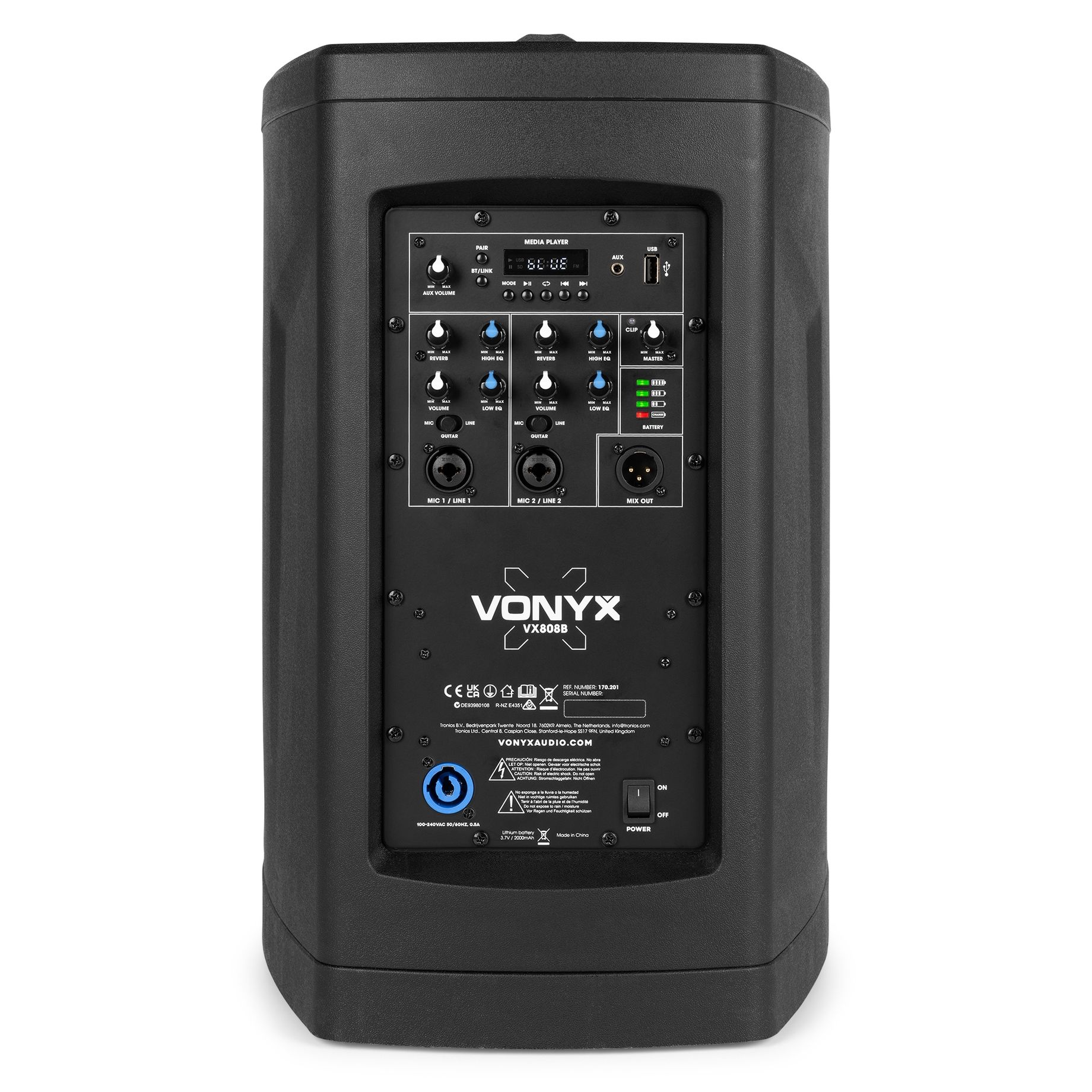 VX808B Column Speaker System with Battery