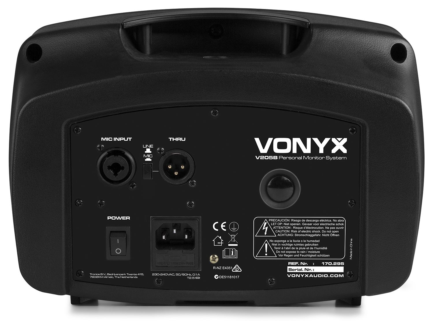 V205B Personal Monitor PA System with BT/USB
