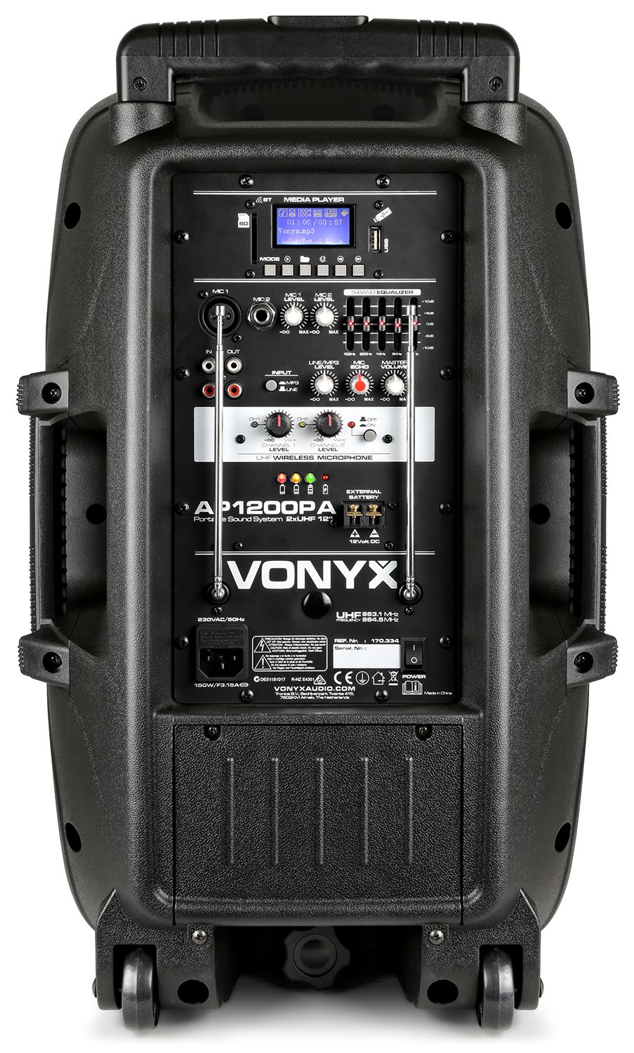 AP1200PA Portable Speaker 12"
