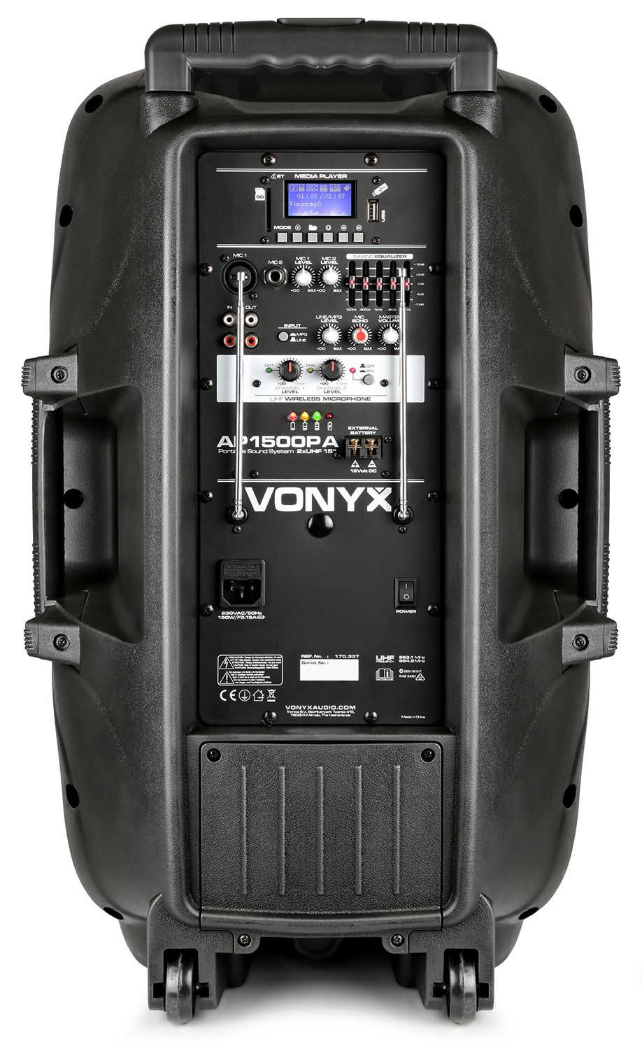 AP1500PA Portable Speaker 15"