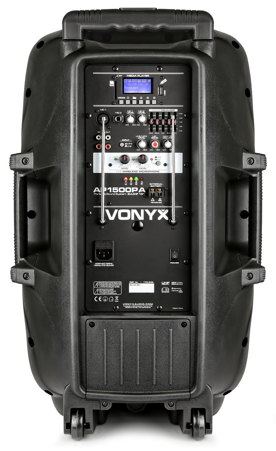 AP1500PA Portable Speaker 15"