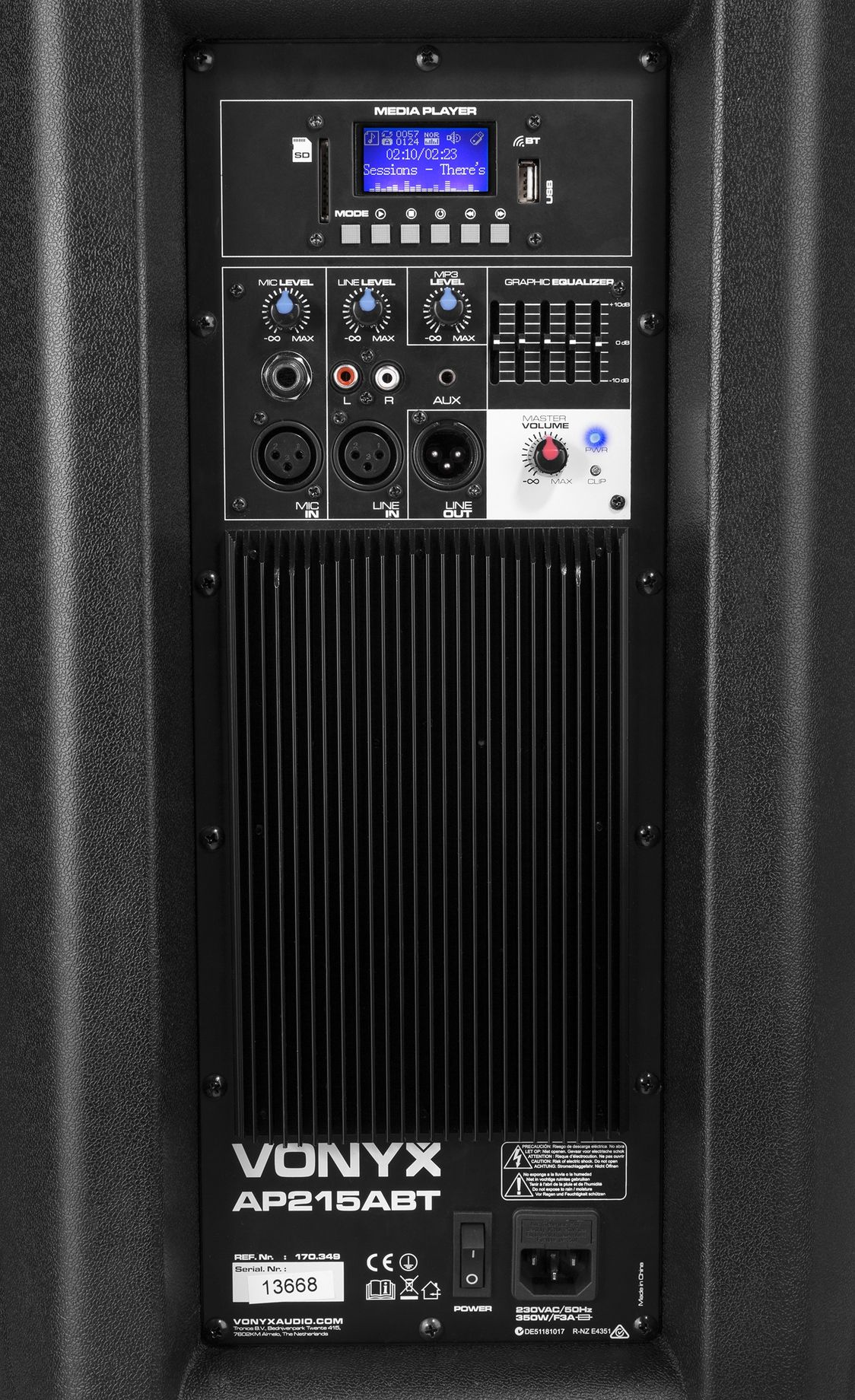 AP215ABT Active Speaker 2x 15" 1200W