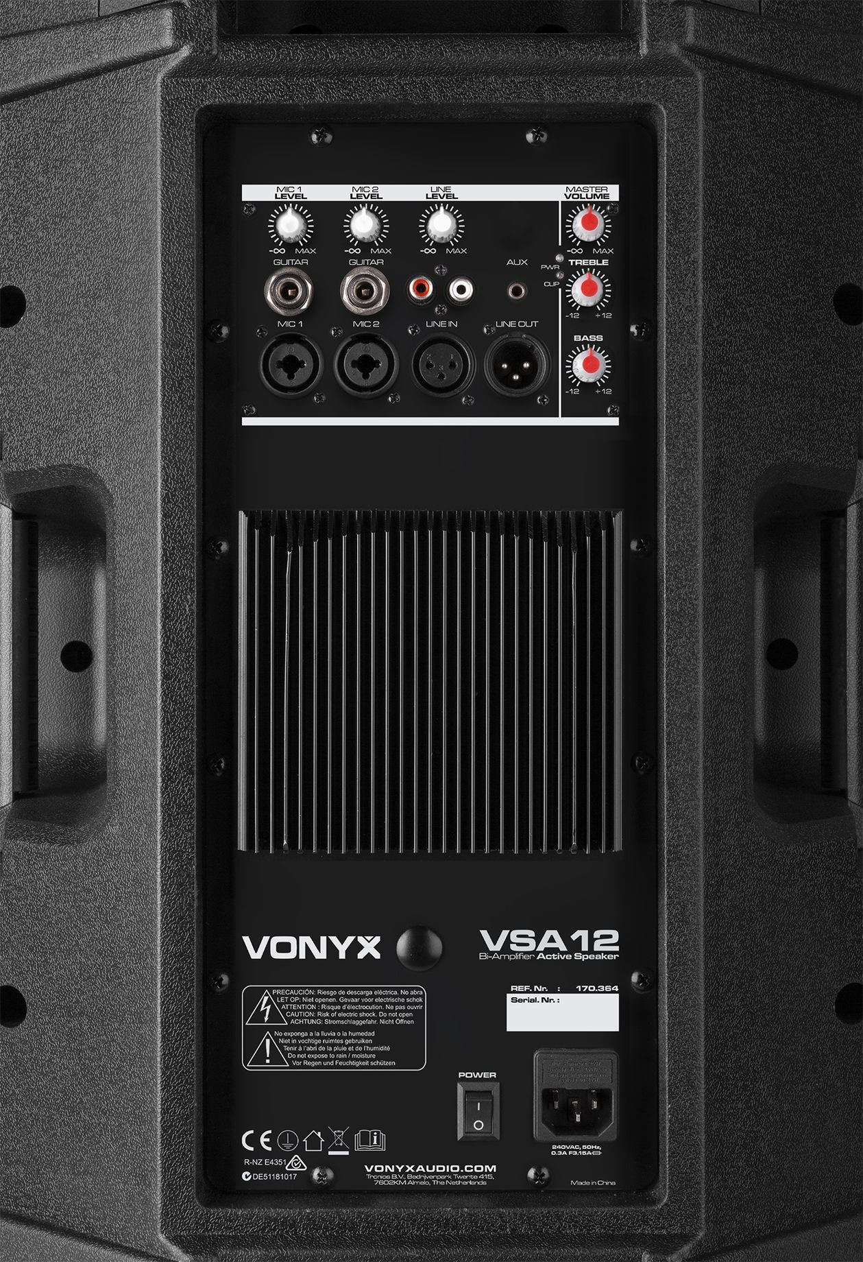 VSA12 Bi-Amplified Active Speaker 12" 800W