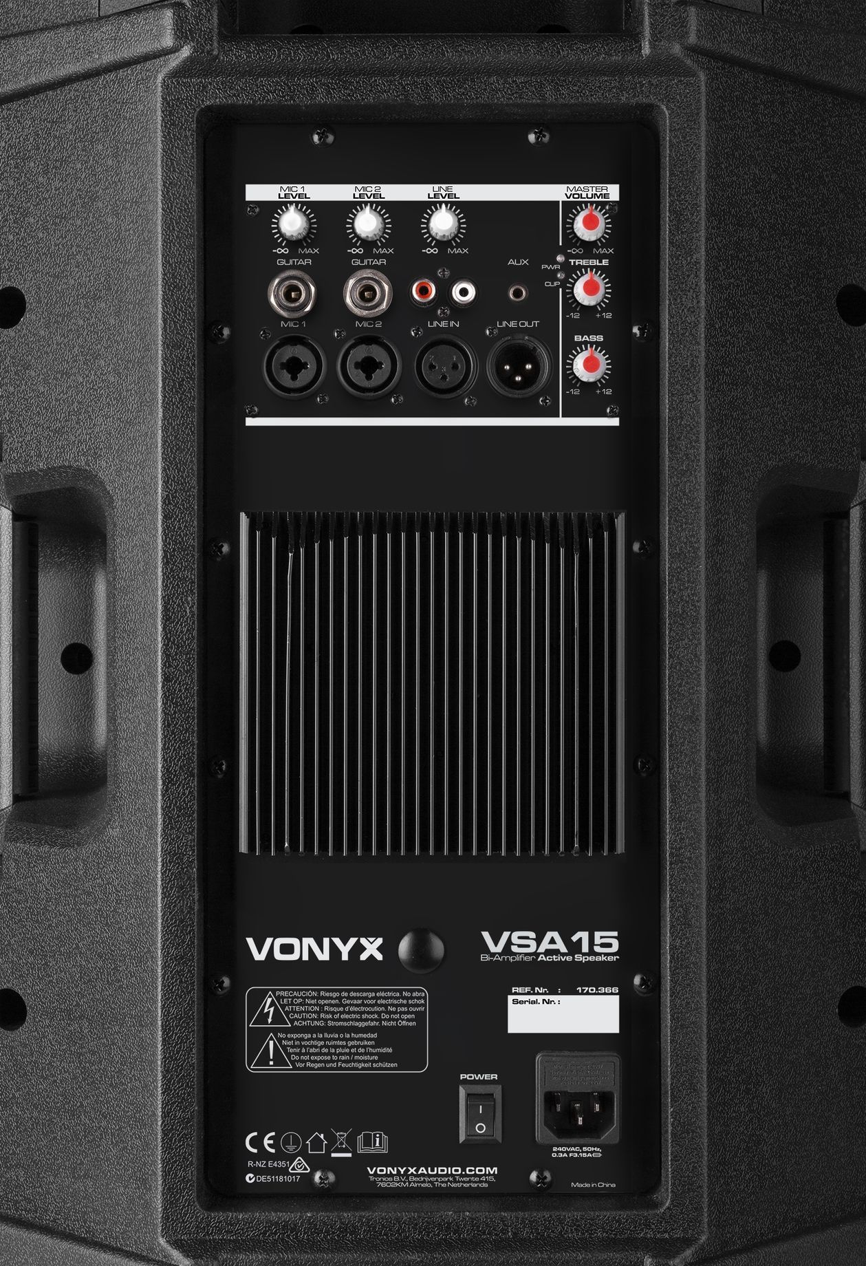 VSA15 Bi-Amplified Active Speaker 15" 1000W