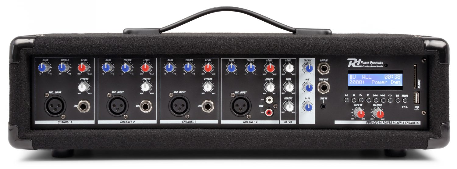 PDM-C405A 4-Channel Mixer with Amplifier