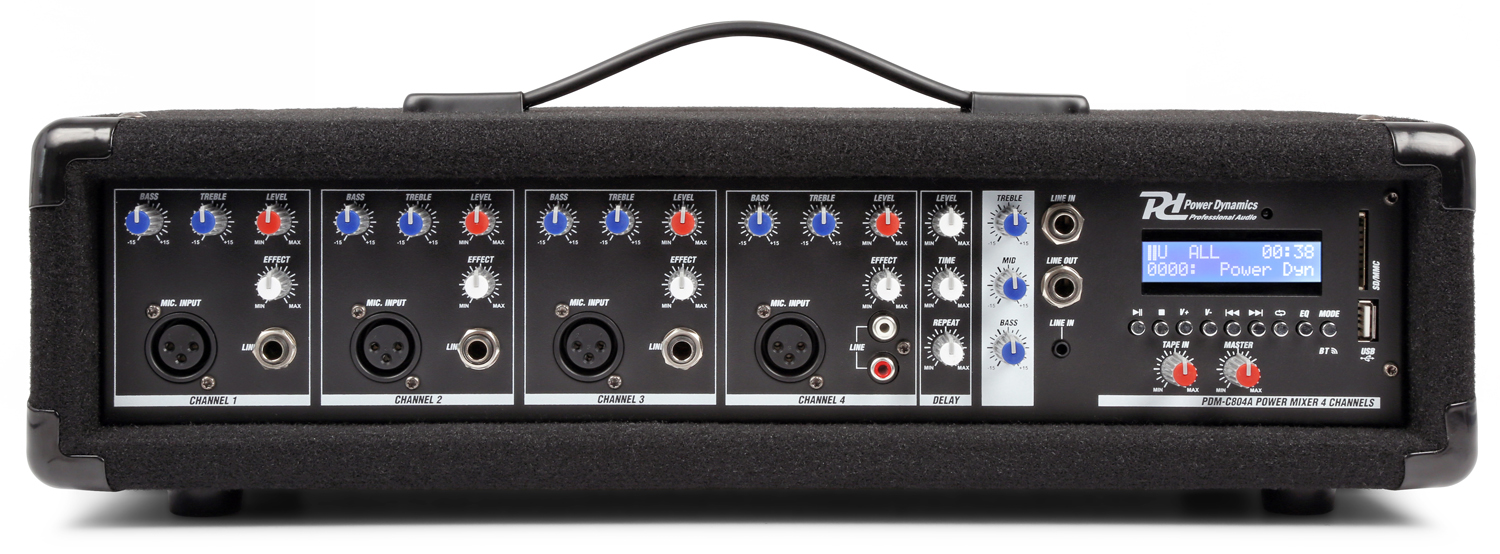 PDM-C405A 4-Channel Mixer with Amplifier