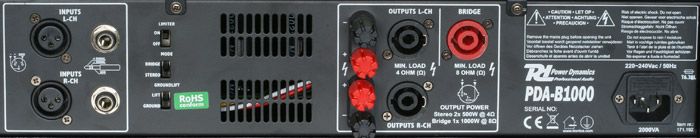 PDA-B1000 Professional Amplifier