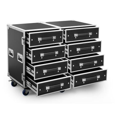PD-FA4  8 Drawer Engineering Flightcase