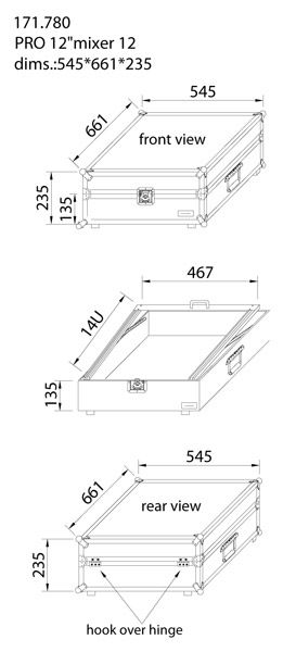 PD-FU12  19" Mixercase