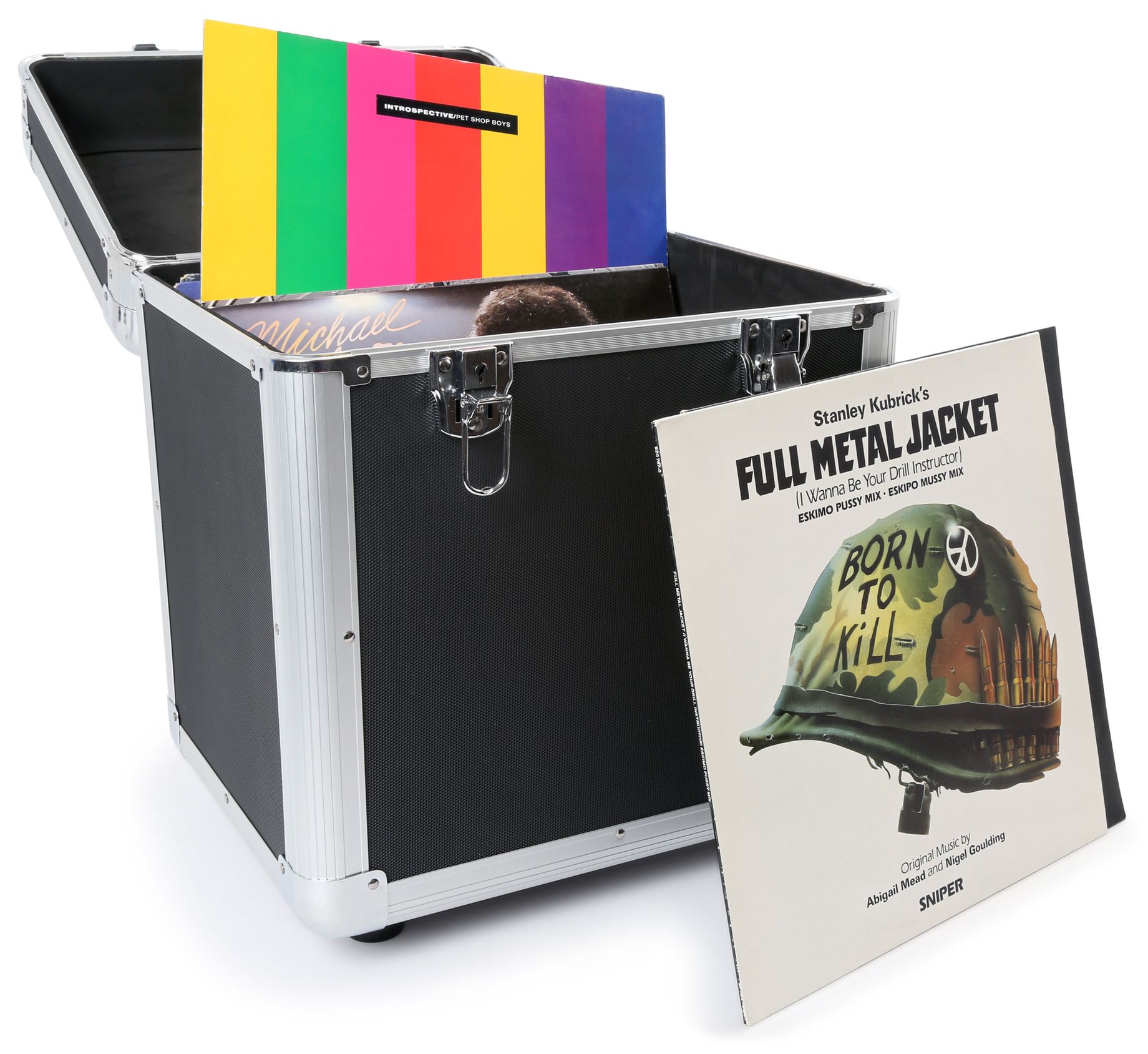 RC100 12" Vinyl Record Case Black