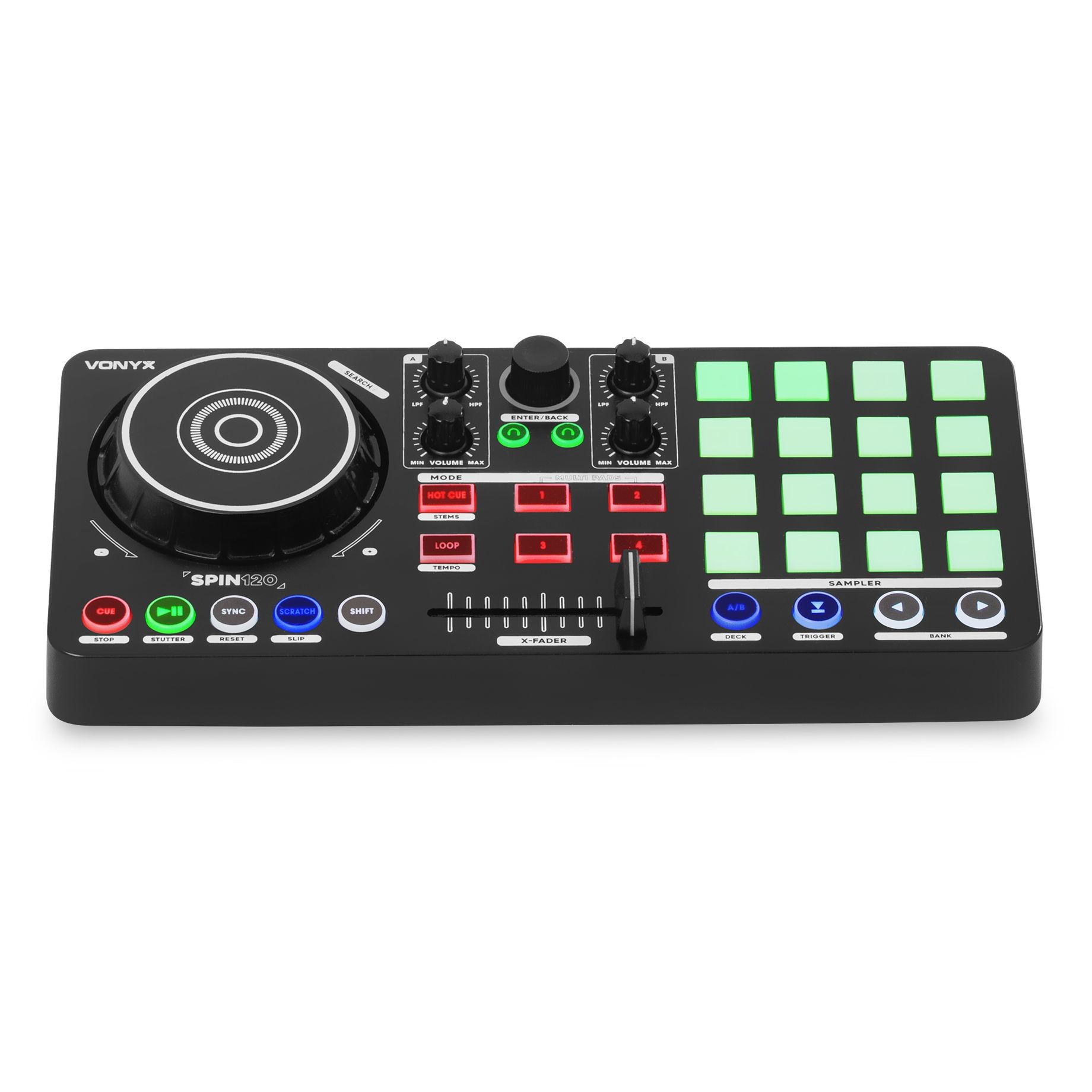 Spin120 DJ Midi Controller Virtual DJ