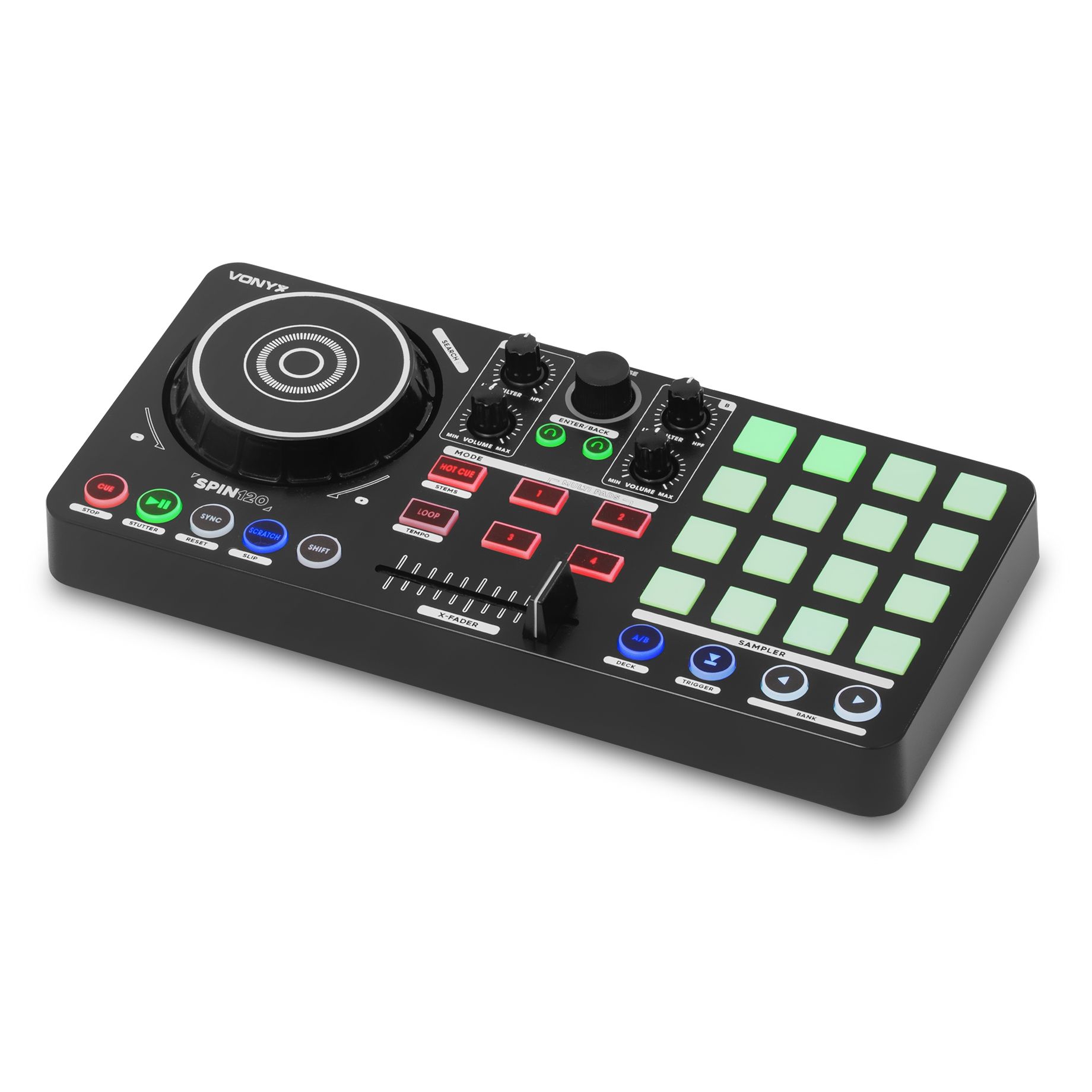 Spin120 DJ Midi Controller Virtual DJ