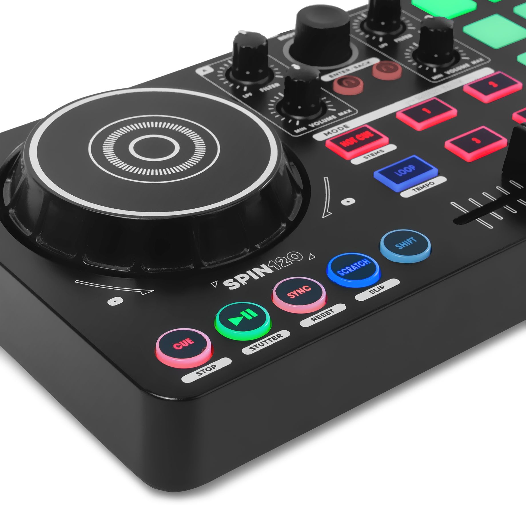 Spin120 DJ Midi Controller Virtual DJ