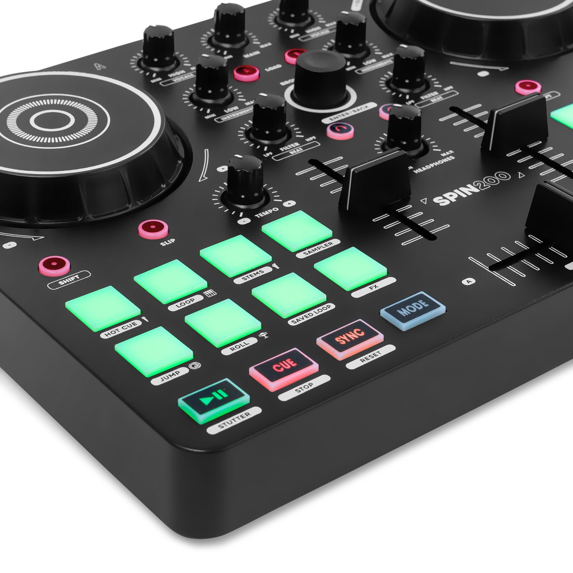 Spin200 DJ Dual Midi Controller Virtual DJ