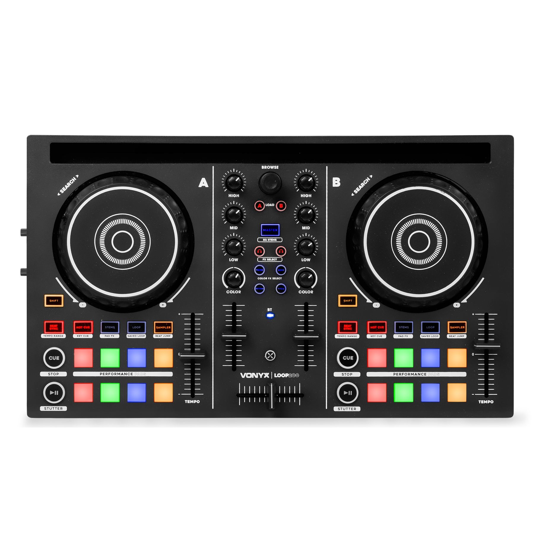 Loop200 Dual DJ Midi Controller Virtual DJ