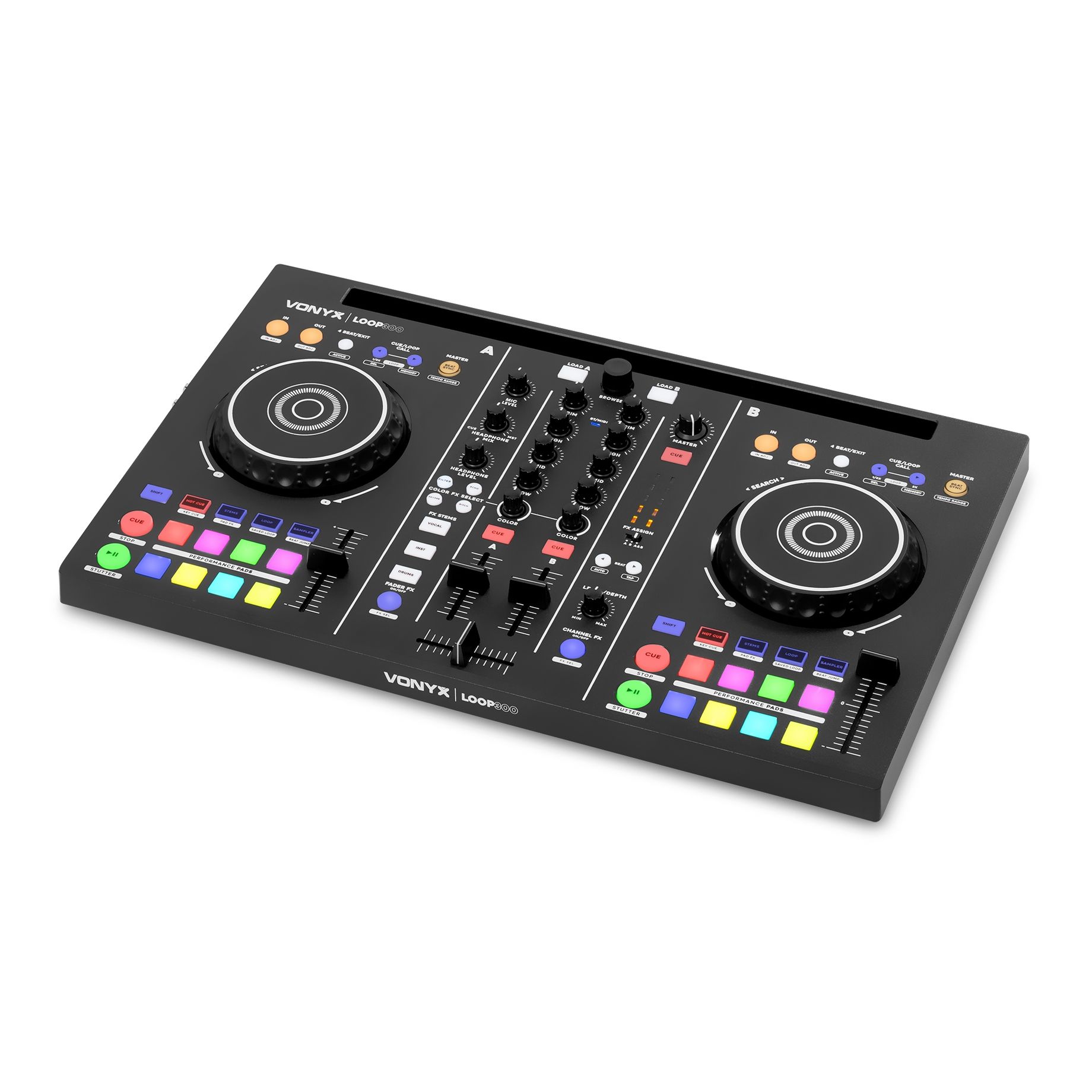 Loop300 Dual DJ Midi Controller Virtual DJ