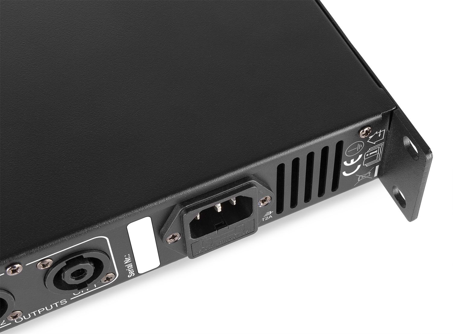 VDA500 PA Amplifier 1U 2x 250W