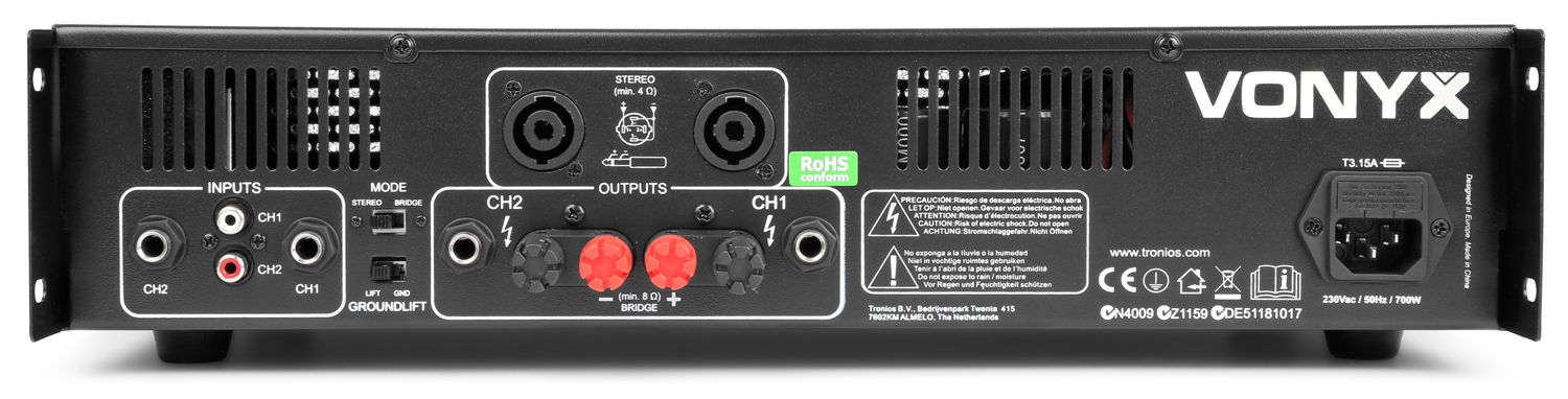 PA Amplifier VXA-3000 2x 1500W