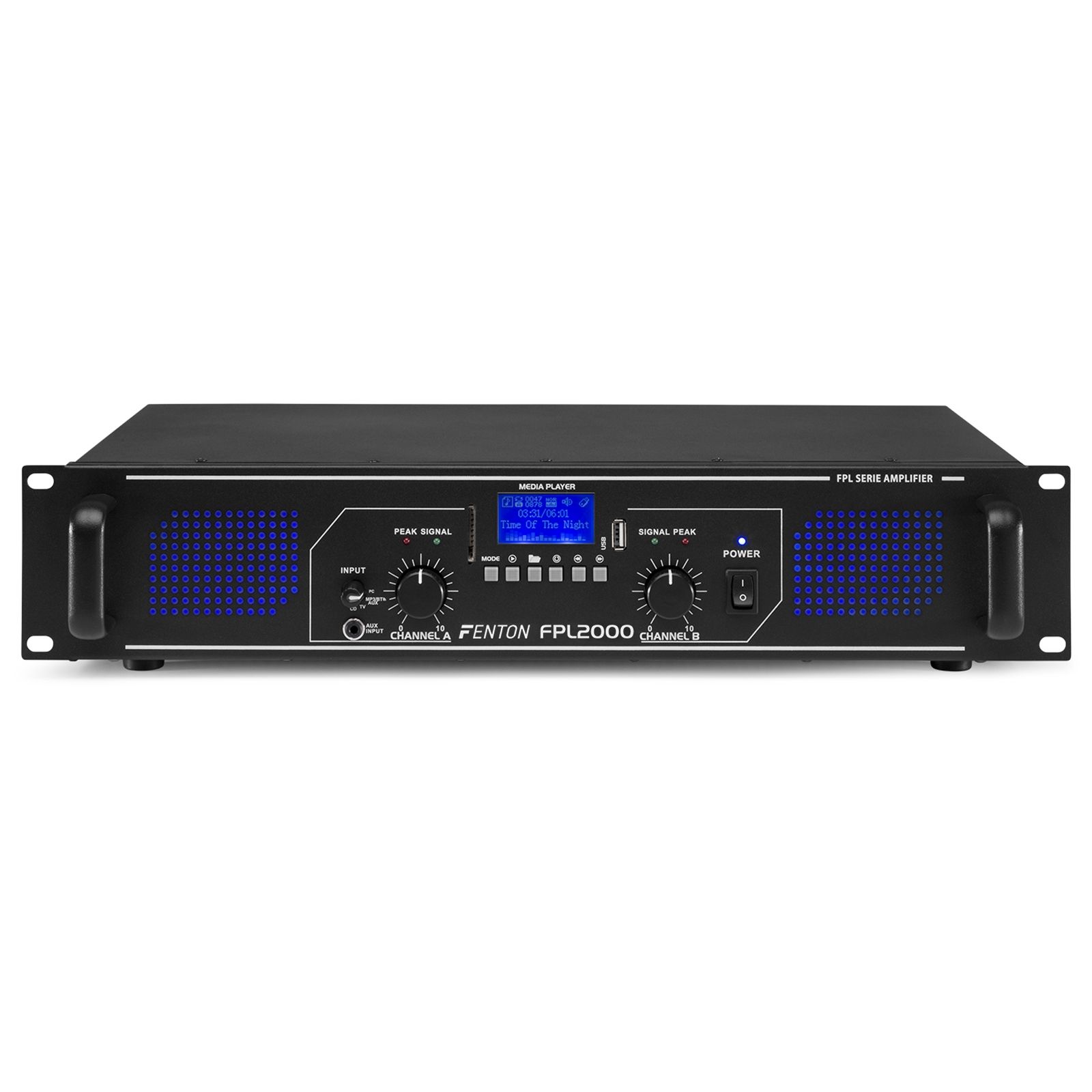 FPL2000 Digital Amplifier Blue LED + EQ