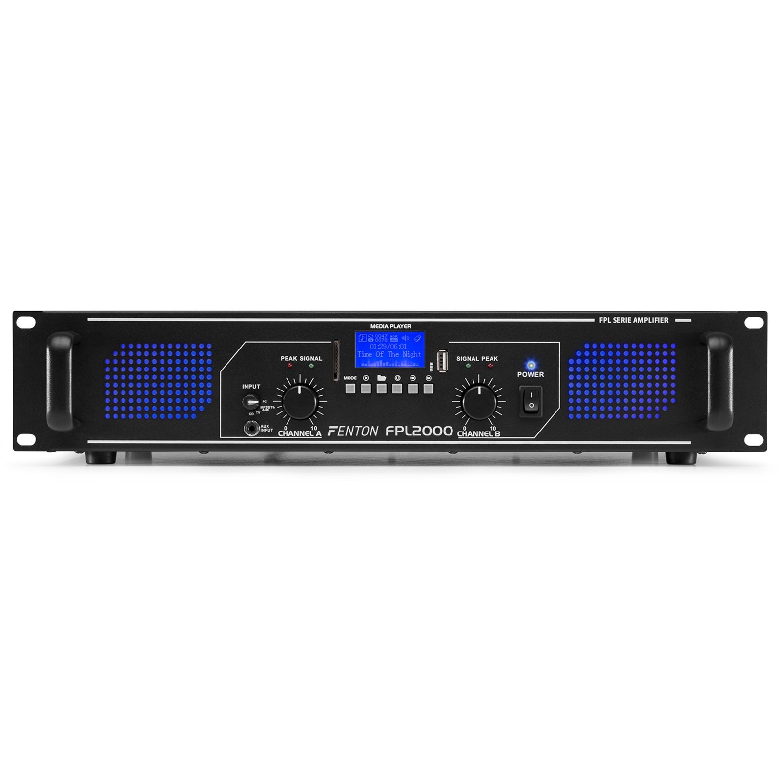 FPL2000 Digital Amplifier Blue LED + EQ
