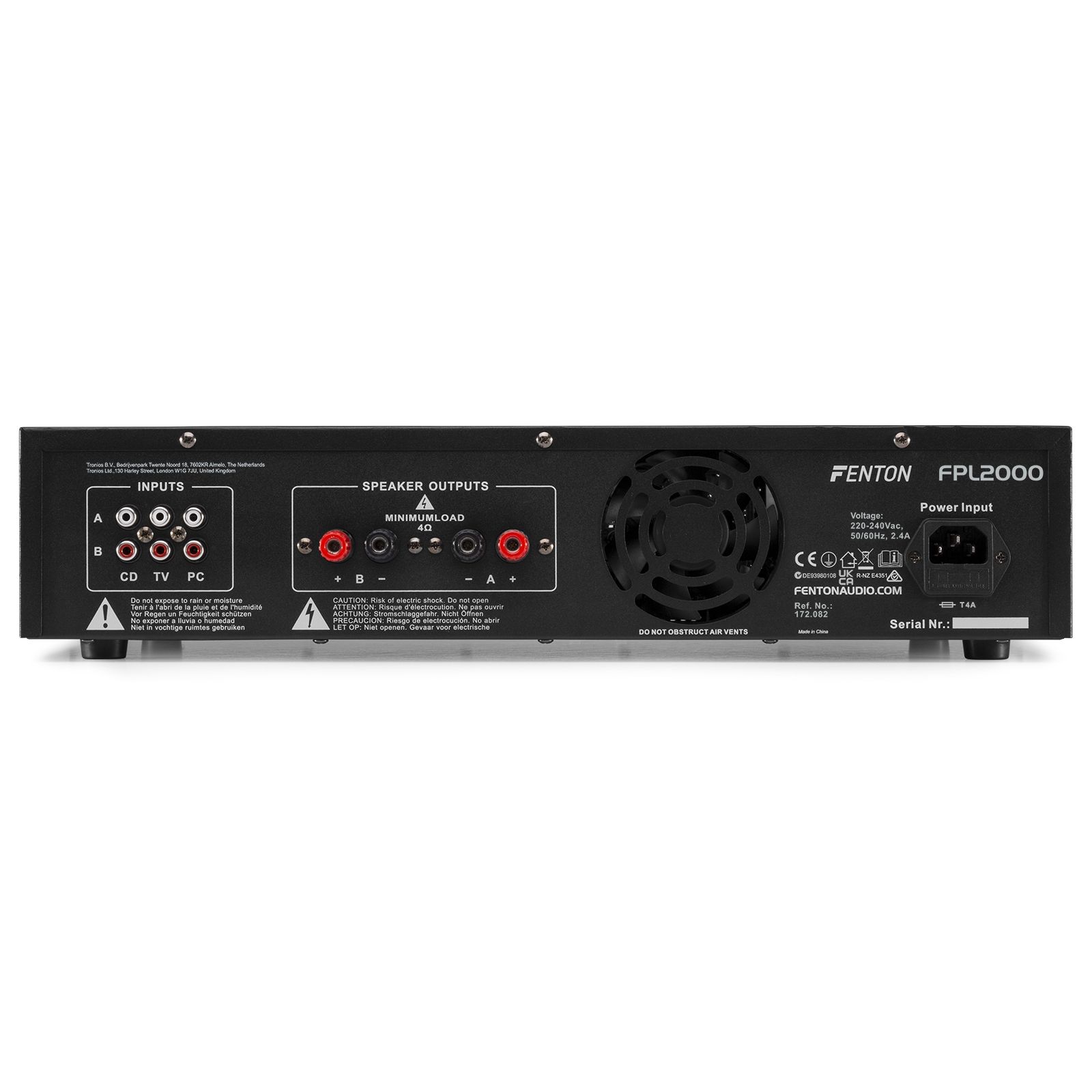 FPL2000 Digital Amplifier Blue LED + EQ
