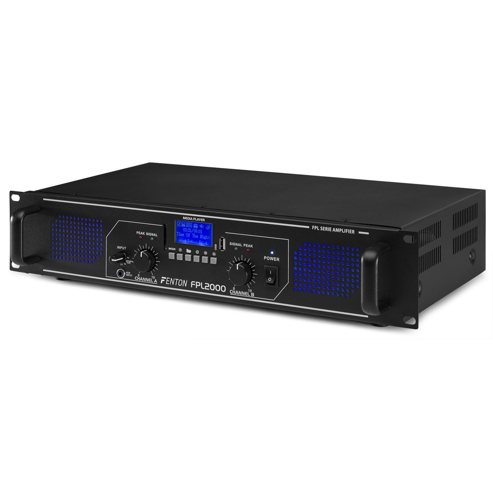 FPL2000 Digital Amplifier Blue LED + EQ