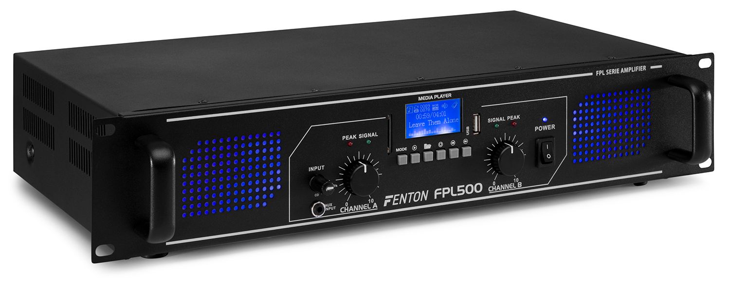 FPL500 Digital Amplifier Blue LED + EQ