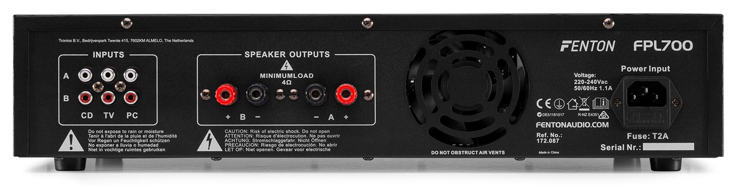 FPL700 Digital Amplifier Blue LED + EQ