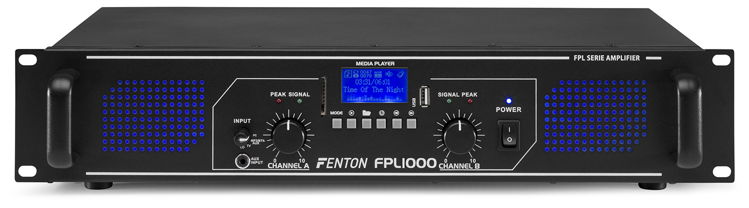FPL1000 Digital Amplifier Blue LED + EQ
