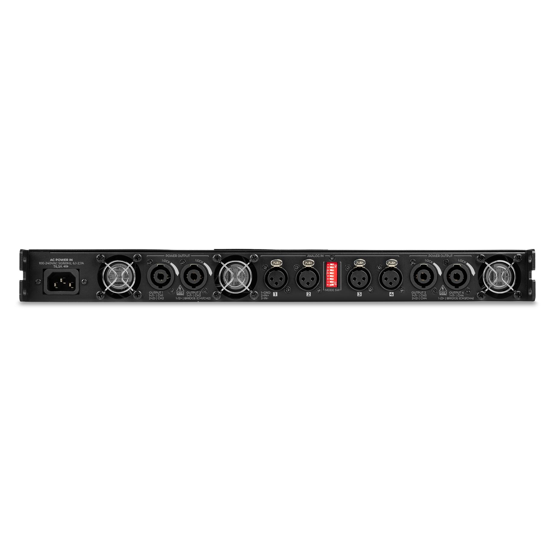 PDA-X2004 Professional Class-D Amplifier 4x 500W