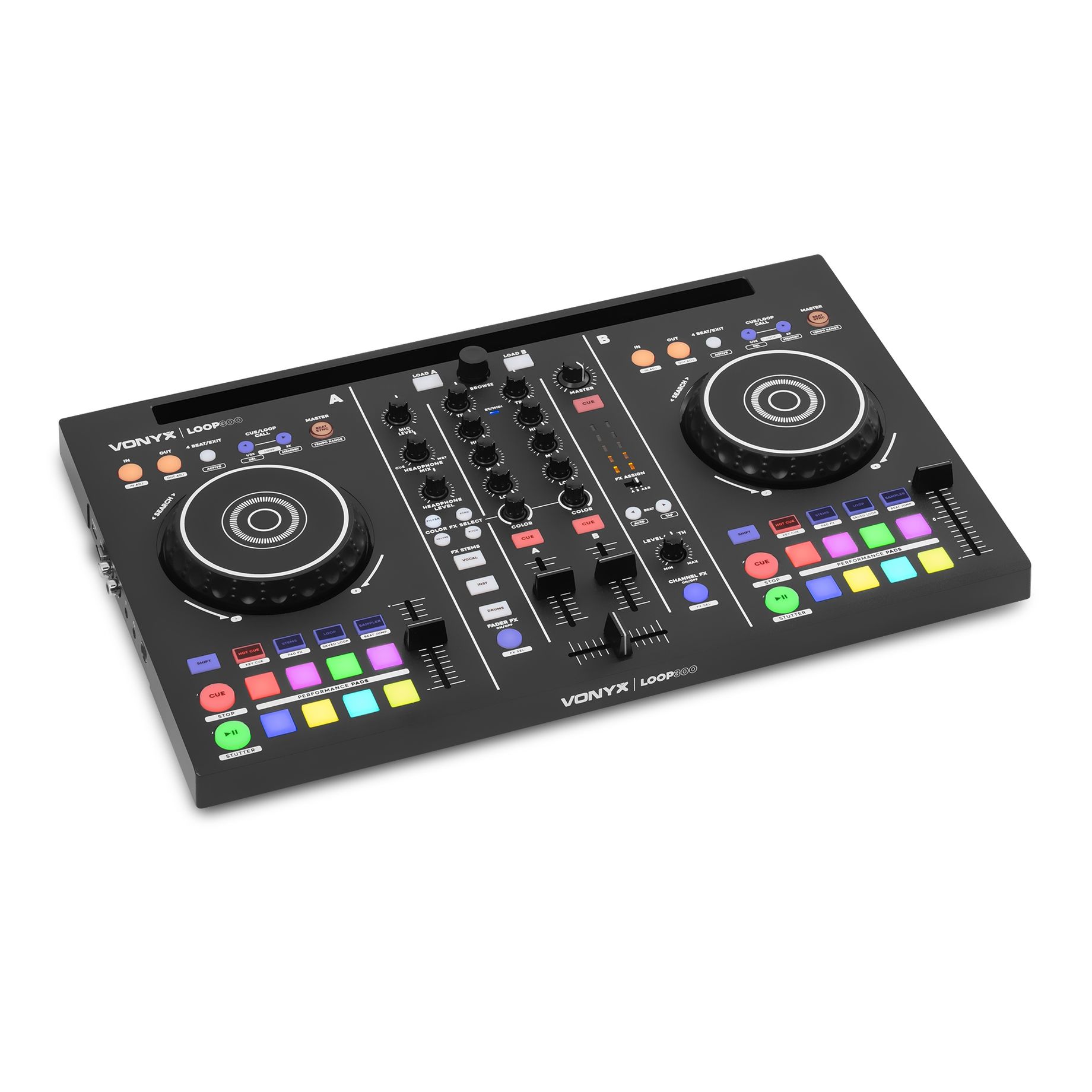 Loop300 Dual DJ Midi Controller Virtual DJ