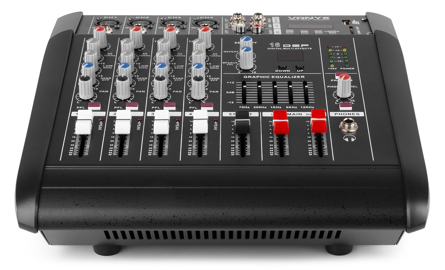 AM5A 5-Channel Mixer with Amplifier DSP/BT/SD/USB/MP3