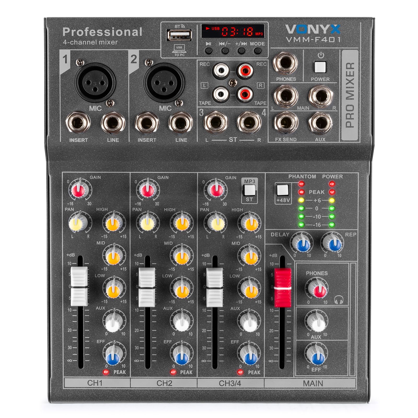 VMM-F401 4-Channel Music Mixer