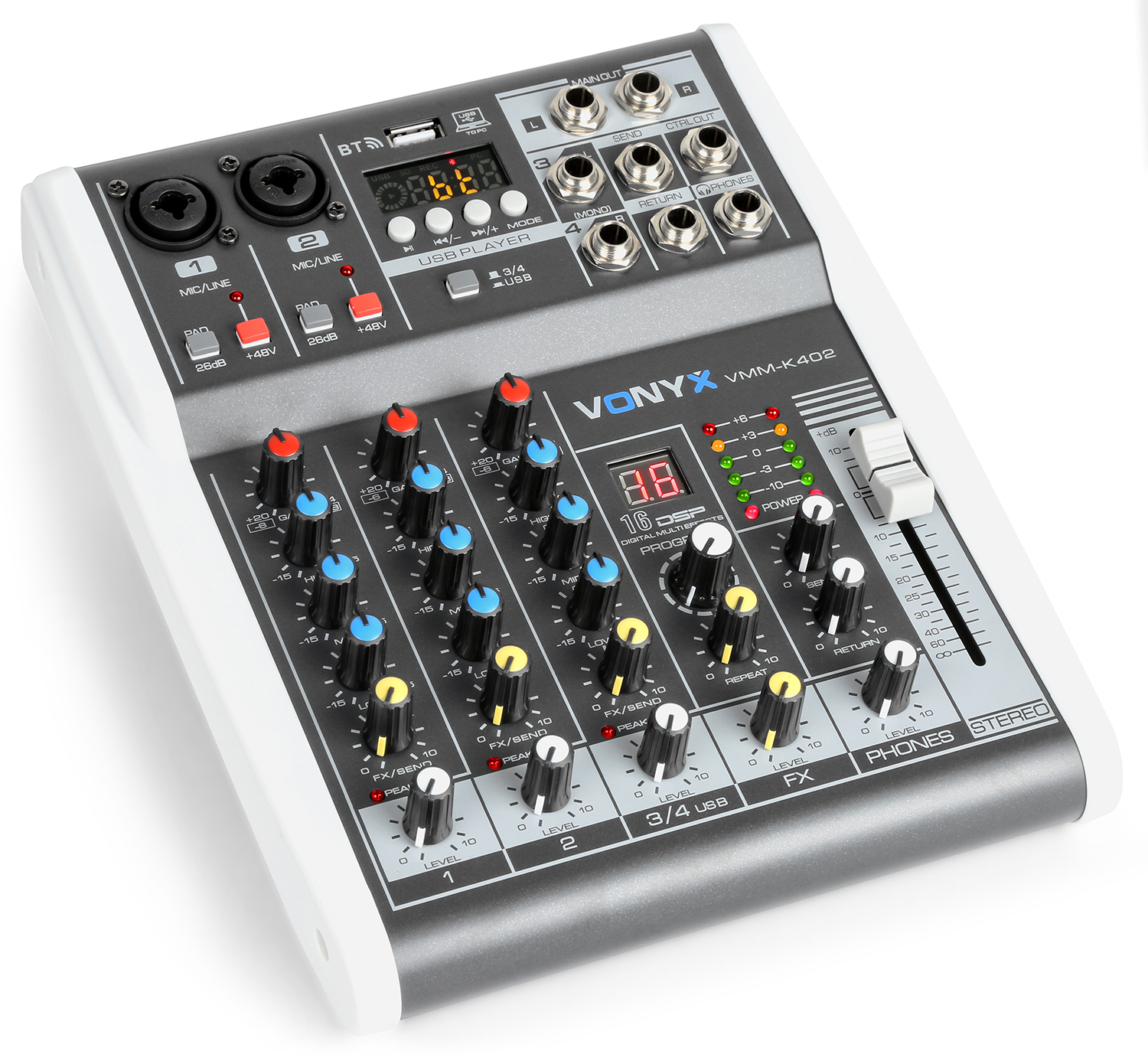 VMM-K402 4-Channel Music Mixer with DSP