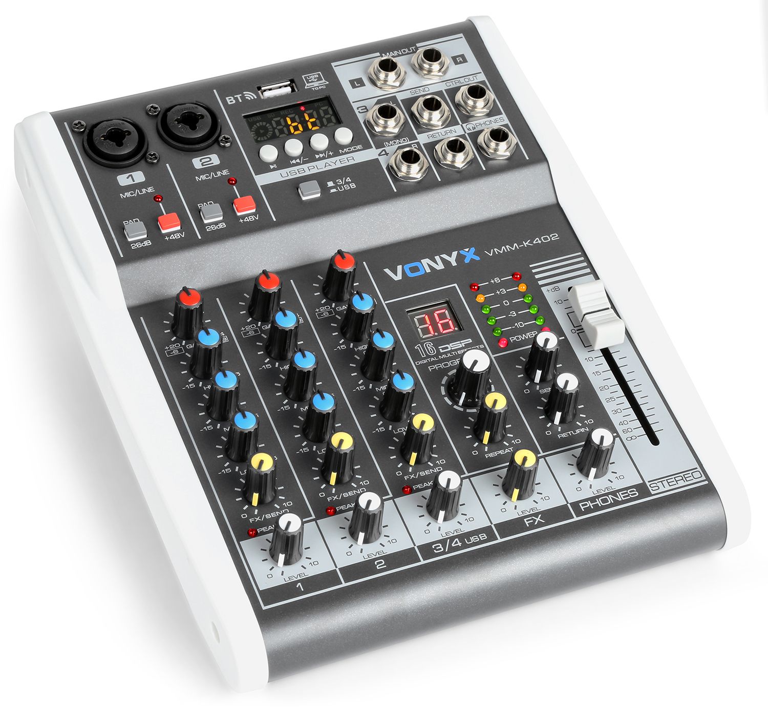 VMM-K402 4-Channel Music Mixer with DSP