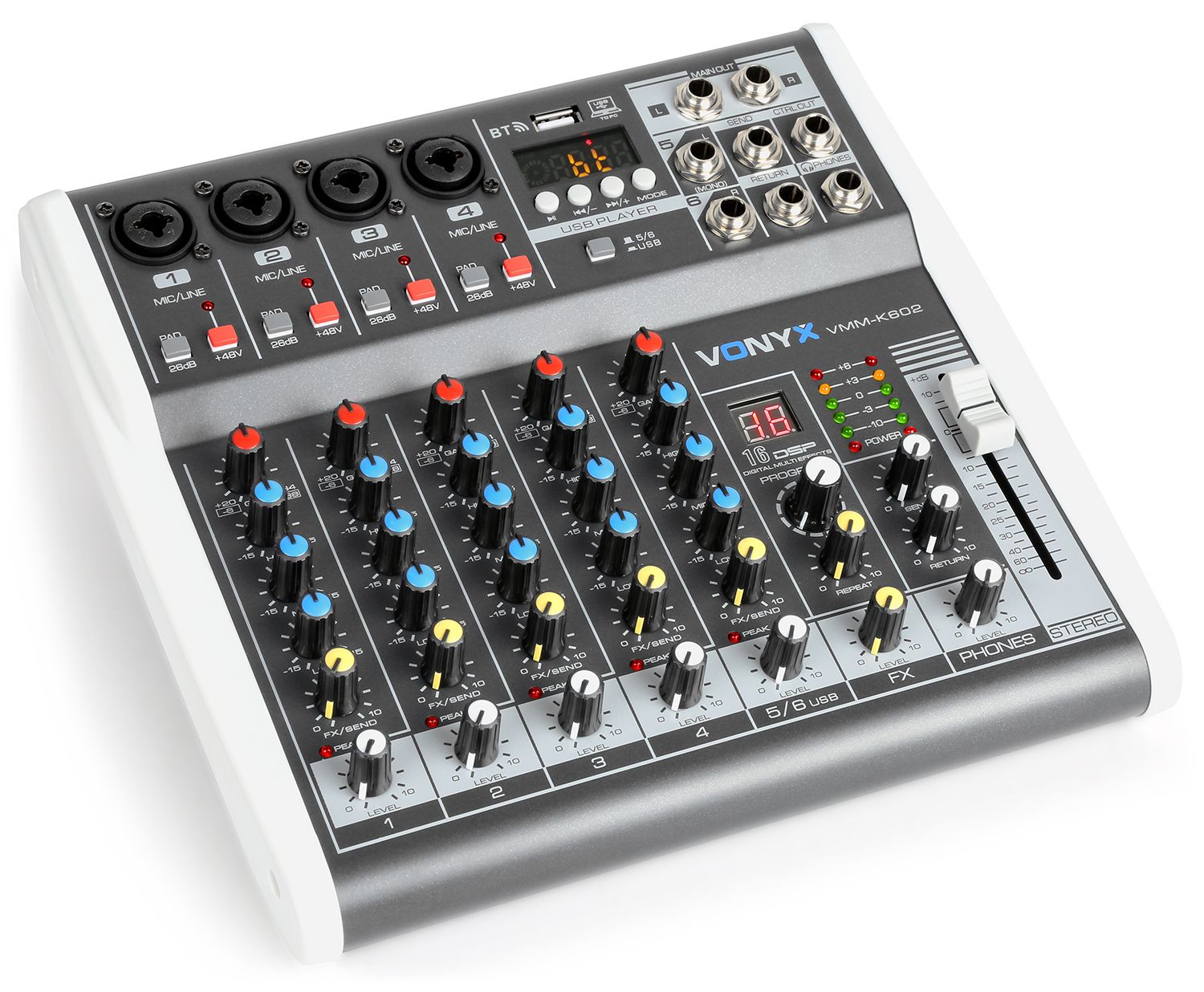VMM-K602 6-Channel Music Mixer with DSP