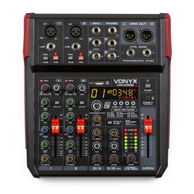 VM-KG06 Music Mixer 6-Channel BT/DSP/USB Record	