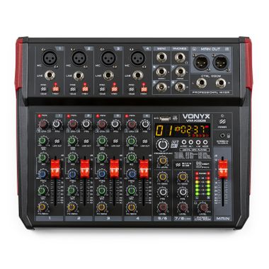 VM-KG08 Music Mixer 8-Channel BT/DSP/USB Record	