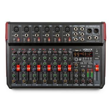 VM-KG10 Music Mixer 10-Channel BT/DSP/USB Record