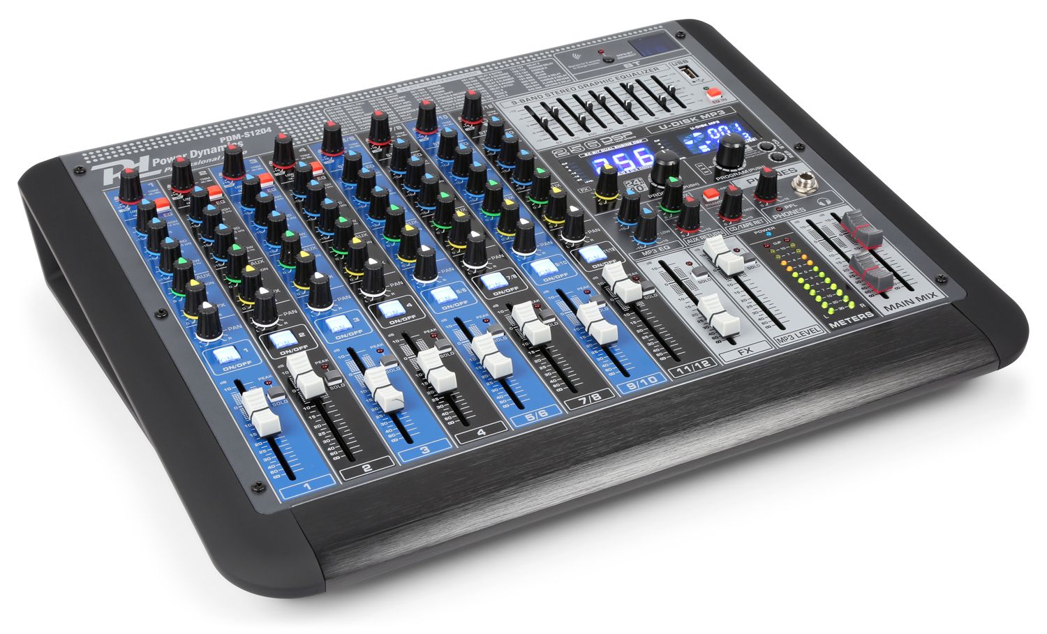 PDM-S1204 12-Channel Professional Analog Mixer